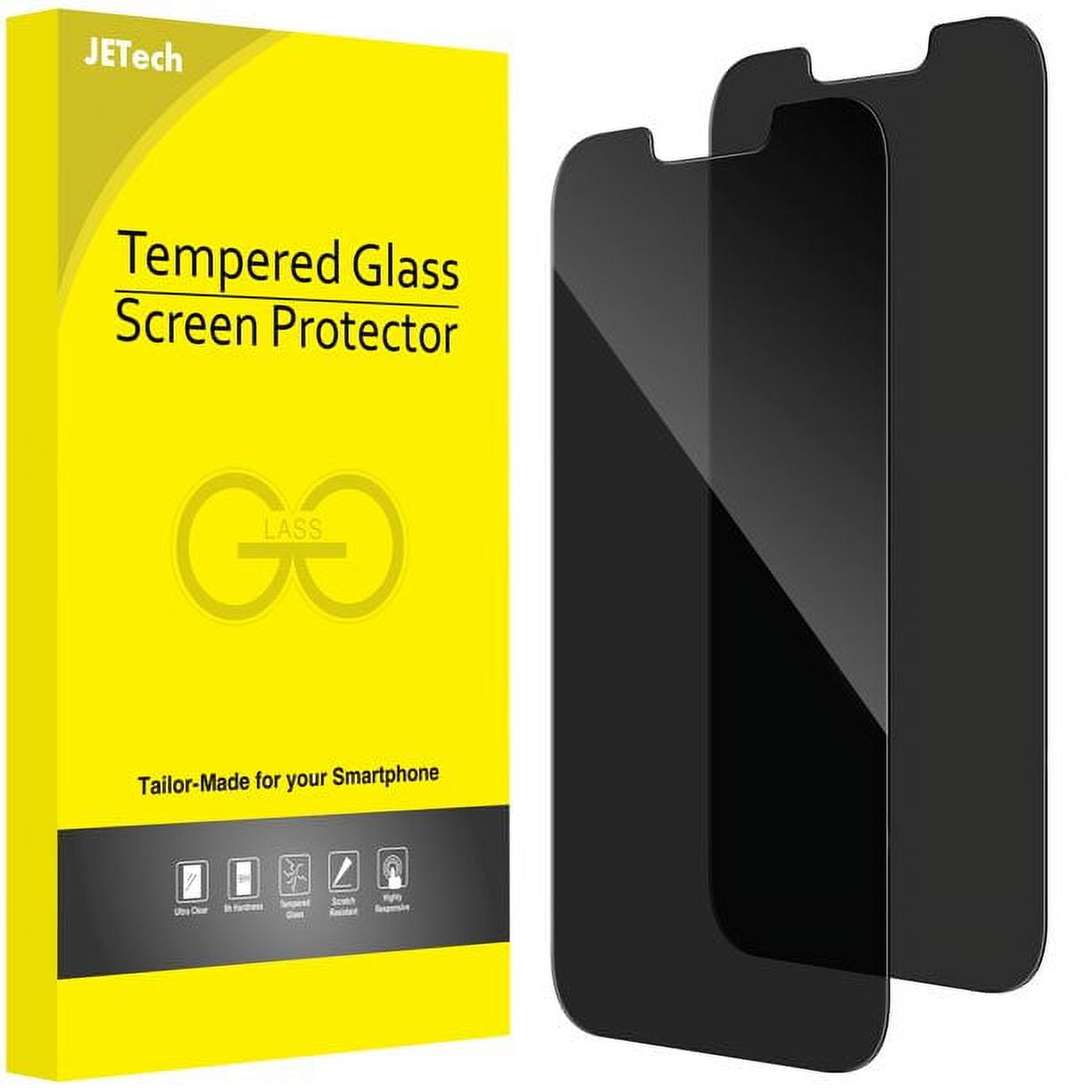 JETech Screen Protector for iPhone 15/15pro/15Plus/15 ProMax with Lens  Protector