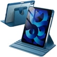 thumbnail image 1 of JETech Rotating Cover Case for iPad Air M4/M3/M2 (2026/2025/2024), iPad Air 5/4 (2022/2020), (Blue), 1 of 7