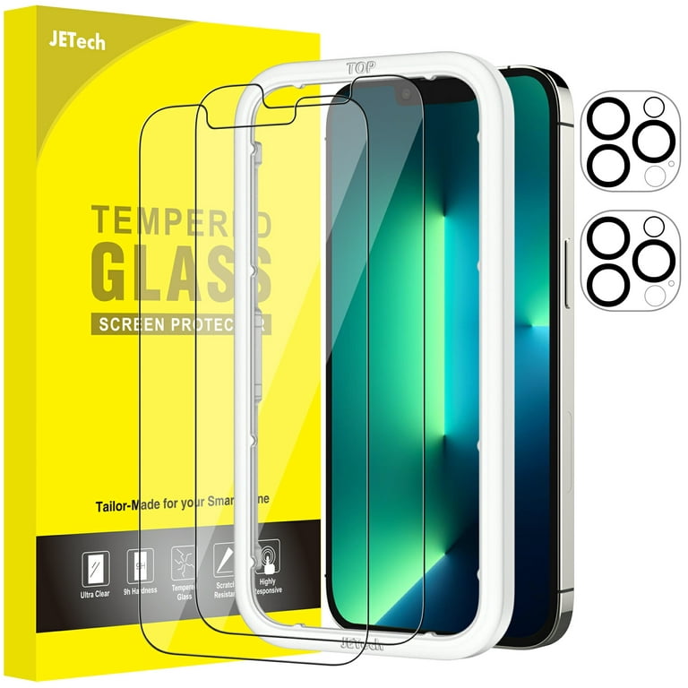 JETech Camera Lens Protector for iPhone 13 Pro Max 6.7-Inch and iPhone 13  Pro 6.1-Inch, 9H Tempered Glass, HD Clear, Anti-Scratch, Case Friendly,  Does