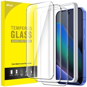 JETech Screen Protector for Google Pixel 11/11 Pro, 9H+ Tempered Glass, Easy Installation, 3-Pack