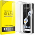 thumbnail image 1 of JETech Screen Protector for Google Pixel 7, Tempered Glass Film with Easy Installation Tool, Fingerprint Compatible, HD Clear, 3-Pack, 1 of 7