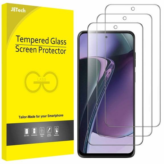 JETech Screen Protector for Motorola Moto G Stylus 2023, 9H Tempered Glass Film, Anti-Scratch, HD Clear, 3-Pack