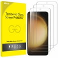 thumbnail image 1 of JETech Screen Protector for Samsung Galaxy S23 5G 6.1-Inch, Tempered Glass Film, Fingerprint ID Compatible, HD Clear, 3-Pack, 1 of 7
