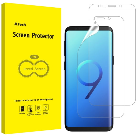 JETech Screen Protector for Samsung Galaxy S9 (NOT for S9+), TPU Ultra HD Film, Case Friendly, 2-Pack