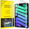 thumbnail image 1 of JETech Screen Protector for iPad mini 6 (8.3-Inch, 2021 Model, 6th Generation) with Easy Installation Frame, Tempered Glass Film, HD Clear, 2-Pack, 1 of 6