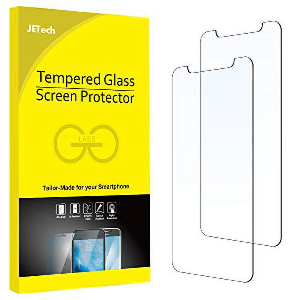JETech Screen Protector for iPhone 11 Pro, for iPhone Xs, for iPhone X, 5.8-Inch, Tempered Glass Film, 2-Pack - image 1 of 7