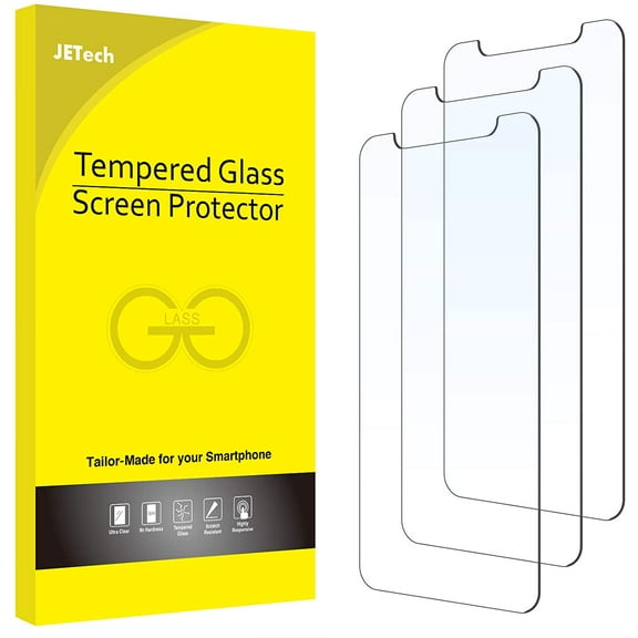 JETech Screen Protector for iPhone 12 Pro Max 6.7-Inch, Tempered Glass Film, 3-Pack