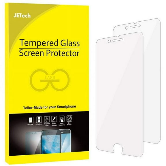 JETech Screen Protector for iPhone 7/8, 4.7-Inch, Tempered Glass Film, 2-Pack