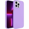 thumbnail image 1 of JETech Silicone Case Compatible with iPhone 13 Pro Max 6.7-Inch, Silky-Soft Touch Full-Body Protective Phone Case, Shockproof Cover with Microfiber Lining (Light Purple), 1 of 7