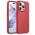 thumbnail image 1 of JETech Silicone Case for iPhone 14 Pro 6.1-Inch, Silky-Soft Touch Full-Body Protective Phone Case, Shockproof Cover with Microfiber Lining (Red), 1 of 7