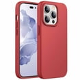thumbnail image 1 of JETech Silicone Case for iPhone 14 Pro Max 6.7-Inch, Silky-Soft Touch Full-Body Protective Phone Case, Shockproof Cover with Microfiber Lining (Red), 1 of 7