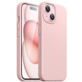 thumbnail image 1 of JETech Silicone Case for iPhone 15 Plus 6.7-Inch, Silky-Soft Touch Full-Body Protective Phone Case, Shockproof Cover (Pink), 1 of 6