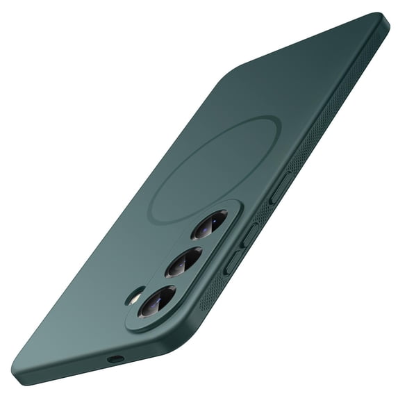 JETech Slim Case for Samsung Galaxy S26, Compatible with MagSafe, Anti-Slip Grip, TPU Cover (Midnight Green)