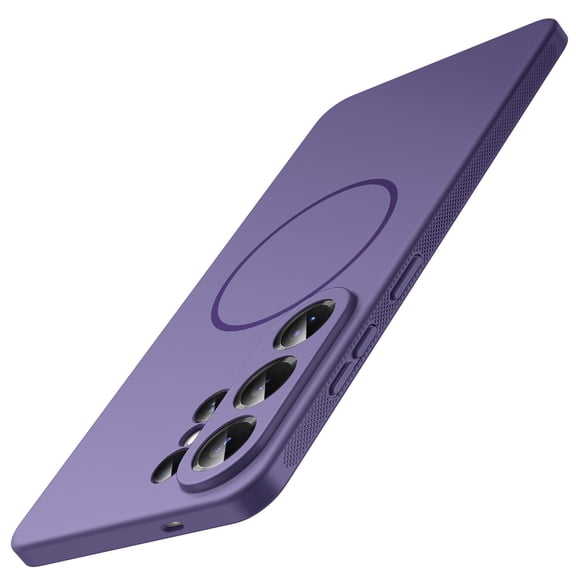 JETech Slim Case for Samsung Galaxy S26 Ultra, Compatible with MagSafe, Anti-Slip Grip (Heron Purple)