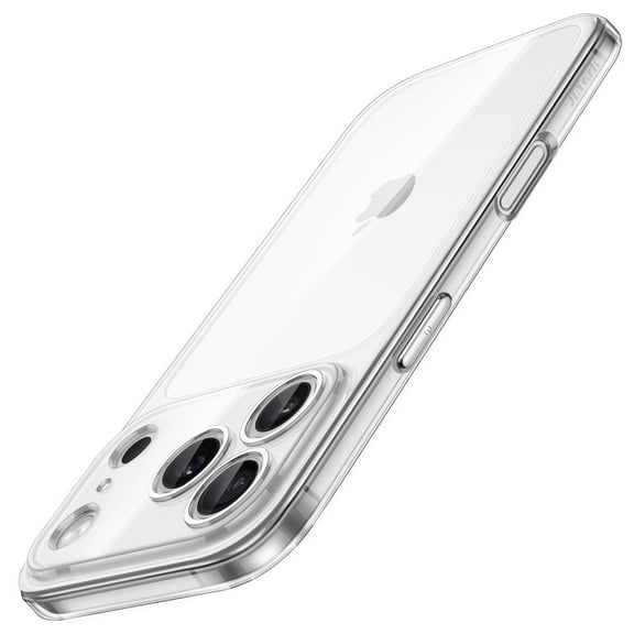 JETech Slim Case for iPhone 17 Pro 6.3-Inch with Camera Lens Full Protection, Ultra-Thin Lightweight Clear Minimalist Protective Phone Cover (Clear)