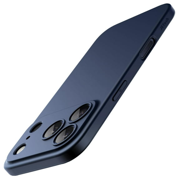 JETech Slim Case for iPhone 17 Pro 6.3-Inch, Ultra-Thin Lightweight Minimalist Phone Cover with Camera Lens Protection, Matte Anti-Fingerprint Finish (Dark Blue)