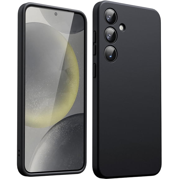 JETech Slim Fit Case for Samsung Galaxy S24+ / S24 Plus 5G, Camera Lens Full Protection, Soft TPU Thin Protective Phone Cover with Matte Finish, Shockproof (Black)