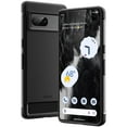 thumbnail image 1 of JETech Slim Fit Case for Google Pixel 7, Thin Phone Cover Matte Finish with Shock-Absorption and Carbon Fiber Design (Black), 1 of 7
