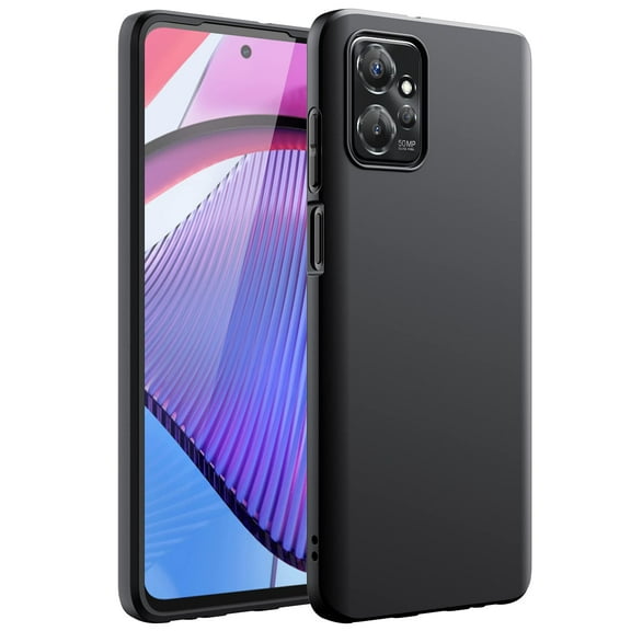 JETech Slim Fit Case for Motorola Moto G Power 5G 2023 6.5-Inch, Soft TPU Thin Protective Phone Cover with Matte Finish, Shockproof (Black)
