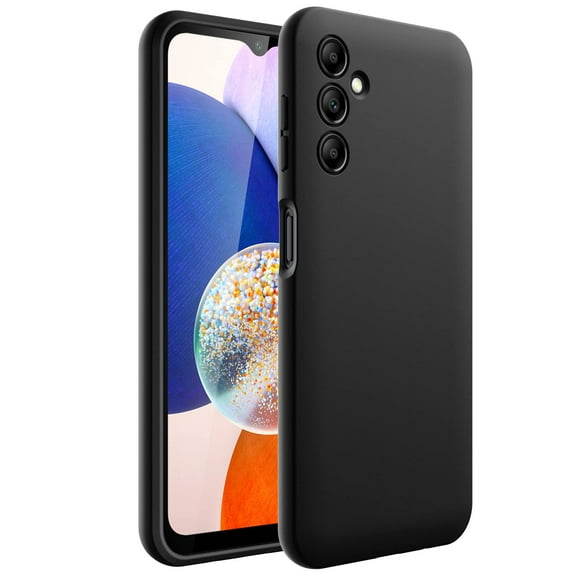 JETech Slim Fit Case for Samsung Galaxy A14 5G 6.6-Inch (Not for A14 4G), Soft TPU Thin Protective Phone Cover with Matte Finish, Shockproof (Black)