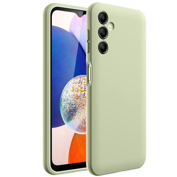 JETech Slim Fit Case for Samsung Galaxy A14 5G 6.6-Inch (Not for A14 4G), Soft TPU Thin Protective Phone Cover with Matte Finish, Shockproof (Lime)