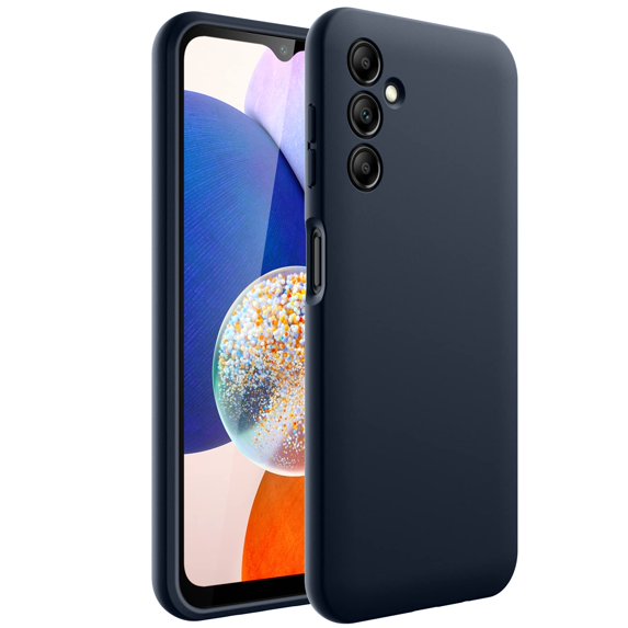 JETech Slim Fit Case for Samsung Galaxy A14 5G 6.6-Inch (Not for A14 4G), Soft TPU Thin Protective Phone Cover with Matte Finish, Shockproof (Navy)