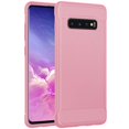 thumbnail image 1 of JETech Slim Fit Case for Samsung Galaxy S10 Plus S10+, Thin Phone Cover with Shock-Absorption and Carbon Fiber Design (Pink), 1 of 7