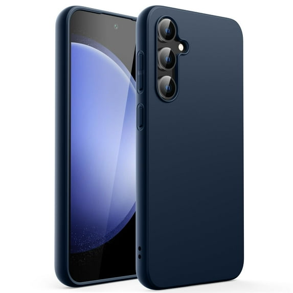 JETech Slim Fit Case for Samsung Galaxy S23 FE 6.4-Inch, Flexible Soft TPU Shockproof Thin Phone Cover with Matte Finish (Navy)