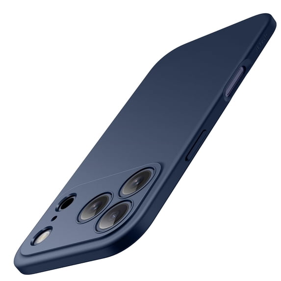 JETech Case for iPhone 17 Pro, 6.3-Inch, Minimalist Soft TPU Cover with Matte Finish (Dark Blue)