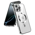 thumbnail image 1 of JETech Soft Clear Case for iPhone 16 Pro 6.3-Inch, Camera Lens Full Protection, Compatible with MagSafe Wireless Charging, Shockproof Electroplated TPU Phone Cover (Silver), 1 of 6