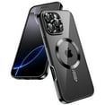 thumbnail image 1 of JETech Soft Clear Case for iPhone 16 Pro Max 6.9-Inch, Camera Lens Full Protection, Compatible with MagSafe Wireless Charging, Shockproof Electroplated TPU Phone Cover (Black), 1 of 6