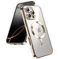 thumbnail image 1 of JETech Soft Clear Case for iPhone 16 Pro Max 6.9-Inch, Camera Lens Full Protection, Compatible with MagSafe Wireless Charging, Shockproof Electroplated TPU Phone Cover (Natural Titanium), 1 of 6