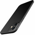thumbnail image 1 of JETech Ultra Slim (0.35mm Thin) Case for iPhone 12, 6.1-Inch, Camera Lens Cover Full Protection, Lightweight, Matte Finish PP Hard Minimalist Case, Support Wireless Charging (Black), 1 of 7