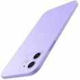 thumbnail image 1 of JETech Ultra Slim (0.35mm Thin) Case for iPhone 12, 6.1-Inch, Camera Lens Cover Full Protection, Lightweight, Matte Finish PP Hard Minimalist Case, Support Wireless Charging (Purple), 1 of 7