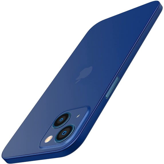 JETech Ultra Slim (0.35mm Thin) Case for iPhone 13, 6.1-Inch, Camera Lens Cover Full Protection, Lightweight, Matte Finish PP Hard Minimalist Case, Support Wireless Charging (Blue)