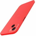 thumbnail image 1 of JETech Ultra Slim (0.35mm Thin) Case for iPhone 13, 6.1-Inch, Camera Lens Cover Full Protection, Lightweight, Matte Finish PP Hard Minimalist Case, Support Wireless Charging (Red), 1 of 7