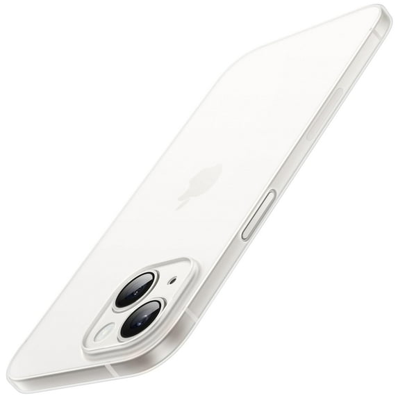 JETech Ultra Slim (0.35mm Thin) Case for iPhone 14 Plus 6.7-Inch, Camera Lens Cover Full Protection, Lightweight Matte Finish PP Hard Minimalist Case, Support Wireless Charging (Frosted Clear)
