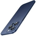 thumbnail image 1 of JETech Ultra Slim (0.35mm Thin) Case for iPhone 15 Pro Max 6.7-Inch, Camera Lens Cover, Lightweight Matte Finish PP Hard Minimalist Case, Support Wireless Charging (Blue Titanium), 1 of 6