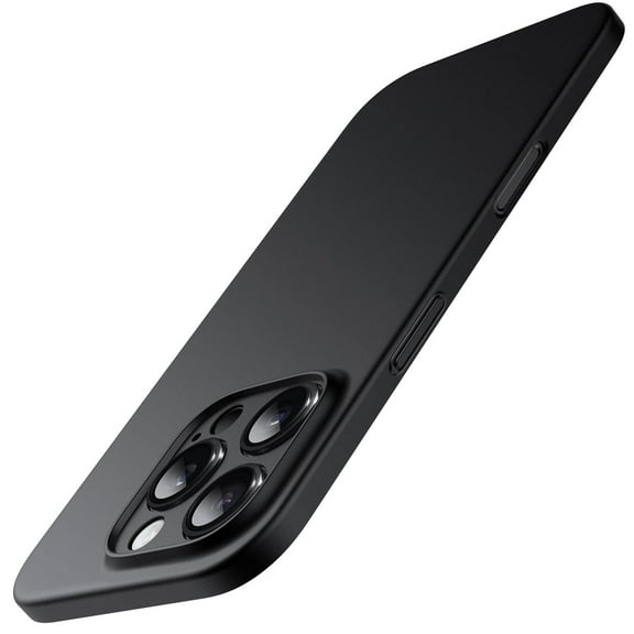 JETech Ultra Slim (0.35mm Thin) Case for iPhone 16 Pro Max 6.9 Inch, Camera Lens Full Protection, Lightweight Matte Finish PP Hard Minimalist Cover (Black)
