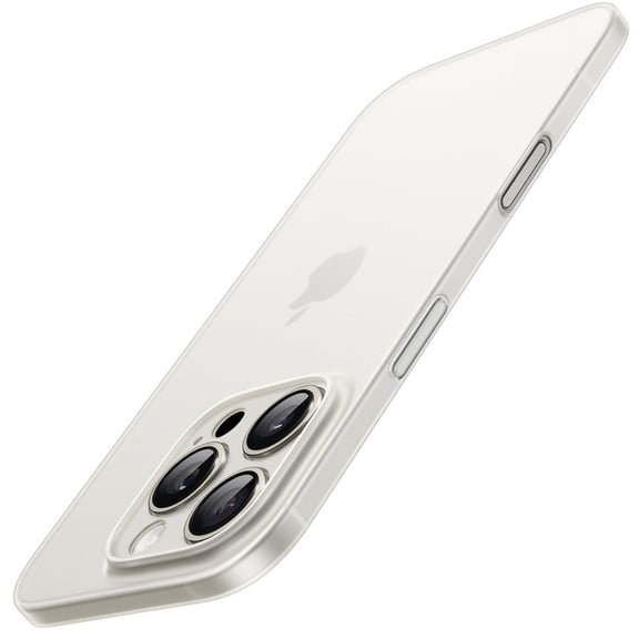 JETech Ultra Slim (0.35mm Thin) Case for iPhone 16 Pro Max 6.9 Inch, Camera Lens Full Protection, Lightweight Matte Finish PP Hard Minimalist Cover (Natural Titanium)
