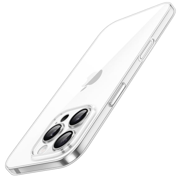 JETech Ultra Slim Case for iPhone 16 Pro 6.3 Inch, Not for iPhone 16/16 Plus / 16 Pro Max, Camera Lens Full Protection, Lightweight Clear PP Hard Minimalist Cover (Clear)