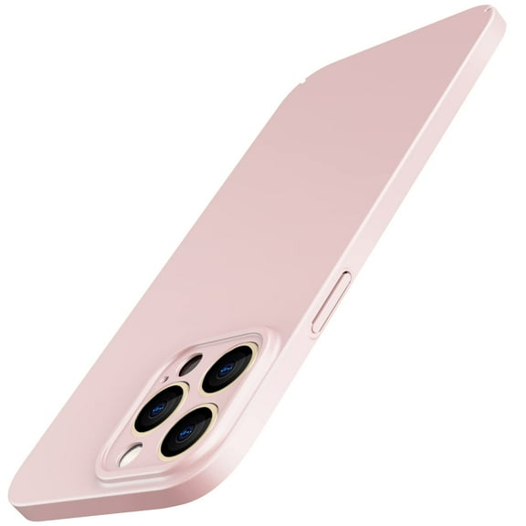 JETech Upgraded Slim (0.85 mm Thin) Case for iPhone 13 Pro Max 6.7-Inch, Camera Lens Cover Full Protection, Ultra Thin Lightweight Matte Hard PC, Support Wireless Charging (Pink)