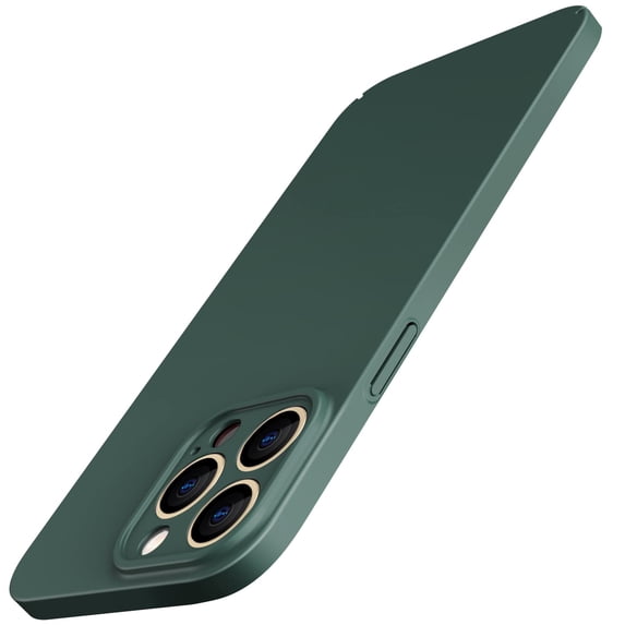 JETech Upgraded Slim (0.85 mm Thin) Case for iPhone 13 Pro Max 6.7-Inch, Camera Lens Cover Full Protection, Ultra Thin Lightweight Matte Hard PC, Support Wireless Charging (Midnight Green)