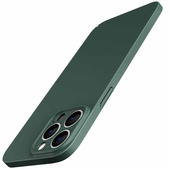 JETech Upgraded Slim (0.85 mm Thin) Case for iPhone 14 Pro Max 6.7-Inch, Camera Lens Cover Full Protection, Slim Fit Ultra Thin Lightweight Matte Hard PC, Support Wireless Charging (Midnight Green)