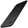 thumbnail image 1 of JETech Upgraded Slim (0.85 mm Thin) Case for iPhone XR 6.1-Inch, Camera Lens Cover Full Protection, Slim Fit Ultra Thin Lightweight Matte Hard PC, Support Wireless Charging (Black), 1 of 7