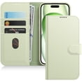 thumbnail image 1 of JETech Wallet Case for iPhone 15 6.1-Inch, Shockproof PU Leather Magnetic Flip Cover with Card Holder, Stand Feature and Full Camera Protection (Green), 1 of 6