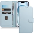 thumbnail image 1 of JETech Wallet Case for iPhone 15 Plus 6.7-Inch, Shockproof PU Leather Magnetic Flip Cover with Card Holder, Stand Feature and Full Camera Protection (Blue), 1 of 6