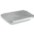 thumbnail image 1 of JETfoil Disposable Aluminum Half Size Shallow Pans with Aluminum Lids : 25Ct, 1 of 6
