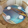 thumbnail image 1 of JEUXUS 0_3 (43) Tablecloths Round Table Cover White, 1 of 8