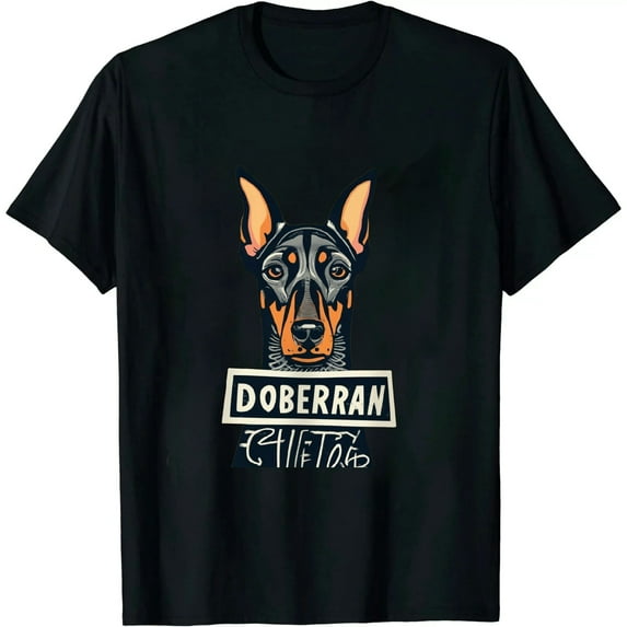 JEUXUS A Sock Thief Doberman Dog T-Shirt